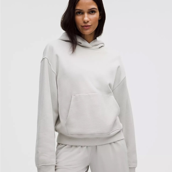 Lululemon Athletica Light Gray Hoodie - Picture 1 of 7
